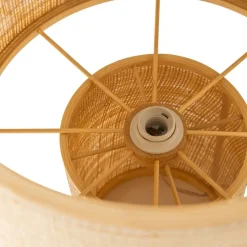 WOOOD Tafellamp Syro Beige - E27 - 55 cm hoog