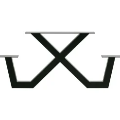 WOOOD Tafelpoot Picknicktafel Tablo Zwart