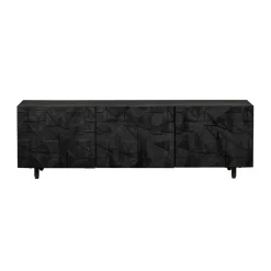 WOOOD TV-meubel Counter Zwart - 160x50x45 cm