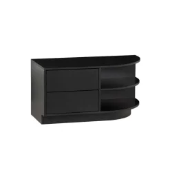 WOOOD TV-meubel Finca Zwart - 78x40x40 cm