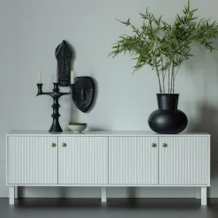 WOOOD TV-meubel Madu Grijs - 160x56x46 cm