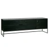 WOOOD TV-meubel Silas Zwart - 180x61x44 cm