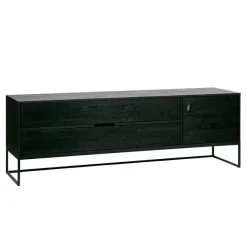 WOOOD TV-meubel Silas Zwart - 180x61x44 cm