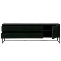 WOOOD TV-meubel Silas Zwart - 180x61x44 cm
