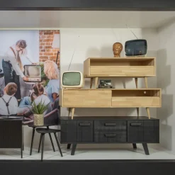 WOOOD TV-meubel Tygo Naturel - 150x47x44 cm