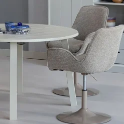 WOOOD Uitschuifbare Eettafel Janne Grijs - 120/200x120 cm