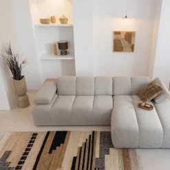 WOOOD Vaas Mosi Beige - 75 cm hoog