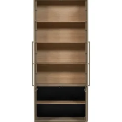 WOOOD Vitrinekast Casa Mud - 101x236x40 cm