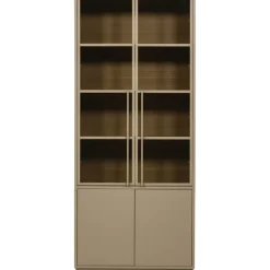 WOOOD Vitrinekast Casa Mud - 101x236x40 cm