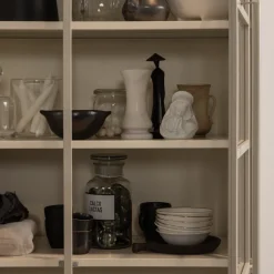 WOOOD Vitrinekast Exhibit XL Zand - 99x200x44 cm