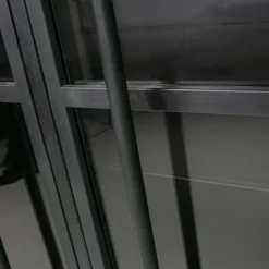 WOOOD Vitrinekast Exhibit Zwart - 99x170x44 cm