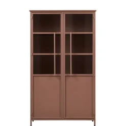 WOOOD Vitrinekast Exhibit Tan - 99x170x44 cm