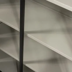 WOOOD Vitrinekast Exhibit XL Zwart - 142x200x44 cm