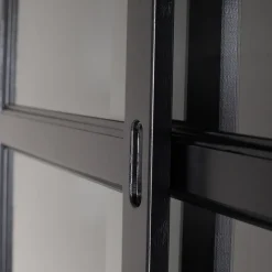 WOOOD Vitrinekast Lagos Zwart - 166x214x48 cm