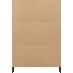 WOOOD Vitrinekast Xam Grijs - 100x155x40 cm