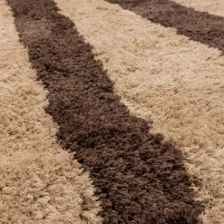 WOOOD Vloerkleed Fafa Bruin - 200x300 cm