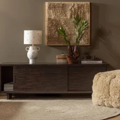 WOOOD Vloerkleed Utopia Beige - Ø 200 cm