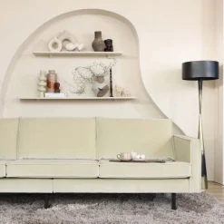 WOOOD Vloerlamp Blackout Too Zwart - E27 - 151 cm hoog