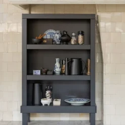 WOOOD Wandkast Bonk Zwart - 107x160x39 cm