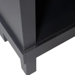 WOOOD Wandkast Bonk Zwart - 107x160x39 cm