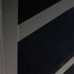 WOOOD Wandkast Bonk Zwart - 107x160x39 cm