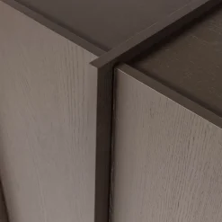 WOOOD Wandkast Brock Middenbruin - 102x140x44 cm