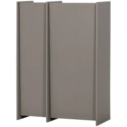 WOOOD Wandkast Brock Warmgrijs - 102x140x44 cm