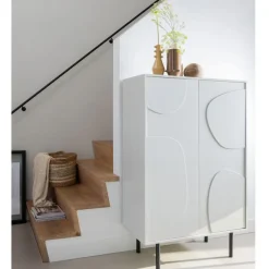 WOOOD Wandkast Cadiz Mist - 85x135x40 cm