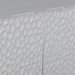 WOOOD Wandkast Carved Greige - 90x200x37 cm