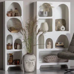 WOOOD Wandkast Caz Wit - 48x180x32 cm