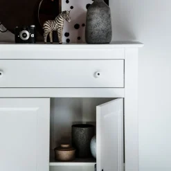 WOOOD Wandkast Eva Grijs - 93x150x40 cm