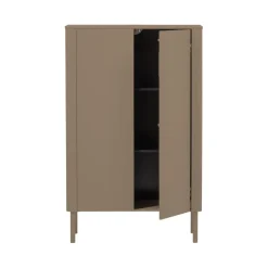 WOOOD Wandkast Gunnar Zwart - 85x135x39 cm