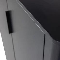 WOOOD Wandkast Gunnar Zwart - 85x135x39 cm