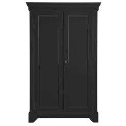 WOOOD Wandkast Isabel Zwart - 118x191x47 cm