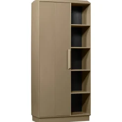 WOOOD Wandkast Lowen Mud - 100x221x44 cm