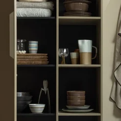 WOOOD Wandkast Lowen Mud - 100x221x44 cm