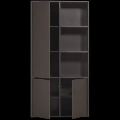 WOOOD Wandkast Meggy Links Middenbruin - 108x215x40 cm