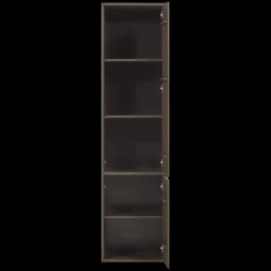 WOOOD Wandkast Meggy Middenbruin - 55x215x40 cm