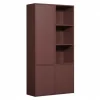 WOOOD Wandkast Merel Bordeaux - 100x200x40 cm