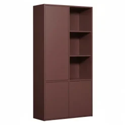 WOOOD Wandkast Merel Bordeaux - 100x200x40 cm