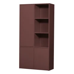 WOOOD Wandkast Merel Bordeaux - 100x200x40 cm