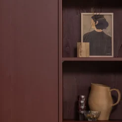 WOOOD Wandkast Merel Bordeaux - 100x200x40 cm