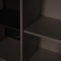 WOOOD Wandkast Merel Bruin - 100x200x40 cm