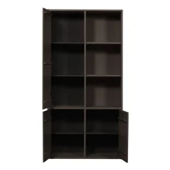 WOOOD Wandkast Merel Bruin - 100x200x40 cm