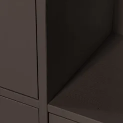 WOOOD Wandkast Merel Bruin - 100x200x40 cm