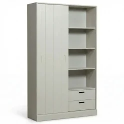 WOOOD Wandkast Mila Grijs - 120x200x42 cm