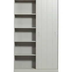 WOOOD Wandkast Mila Grijs - 120x200x42 cm