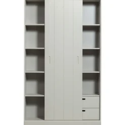 WOOOD Wandkast Mila Grijs - 120x200x42 cm