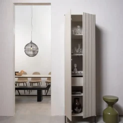 WOOOD Wandkast New Gravure Dust - 60x210x42 cm