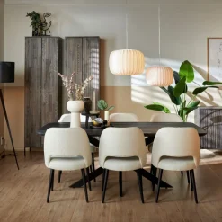 WOOOD Wandkast New Gravure Bruin - 60x210x42 cm